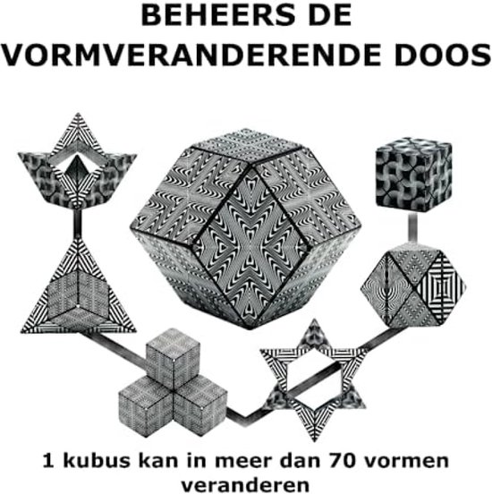 Metalen veelvlakkige kogel dobbelstenen set van 7 met draaiende revolver cilindercontainer - Cyberpunk-stijl dobbelstenen voor D & D, Sci-Fi, oorlog of misdaad thema tafelspellen (zilver