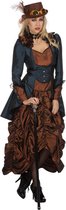 Wilbers & Wilbers - Costume Steampunk - Steampunk Sally Wild Wild West - Femme - Blauw, Marron - Taille 56 - Déguisements - Déguisements