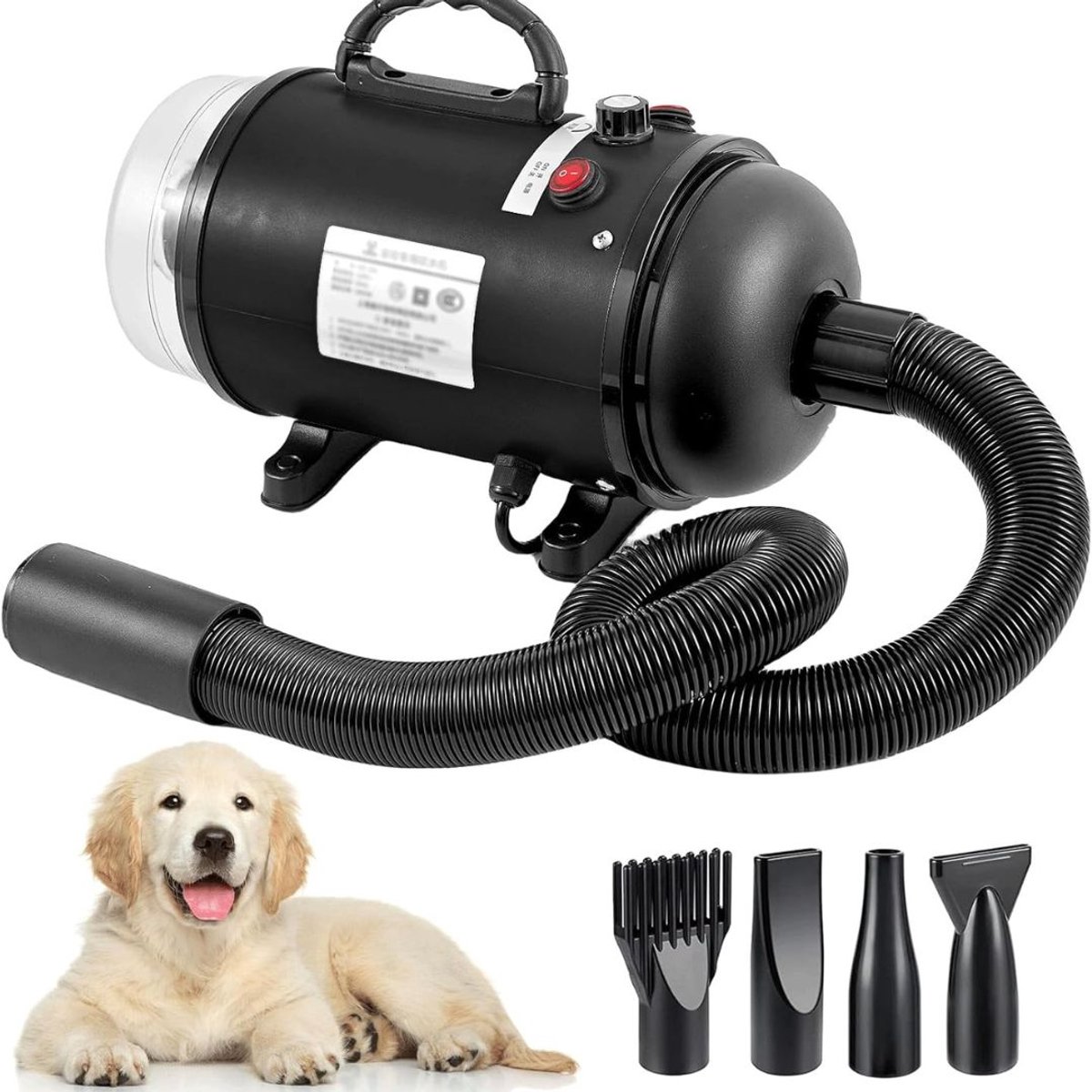 VELTRR® Hondenfohn - Waterblazer voor Honden - 100W