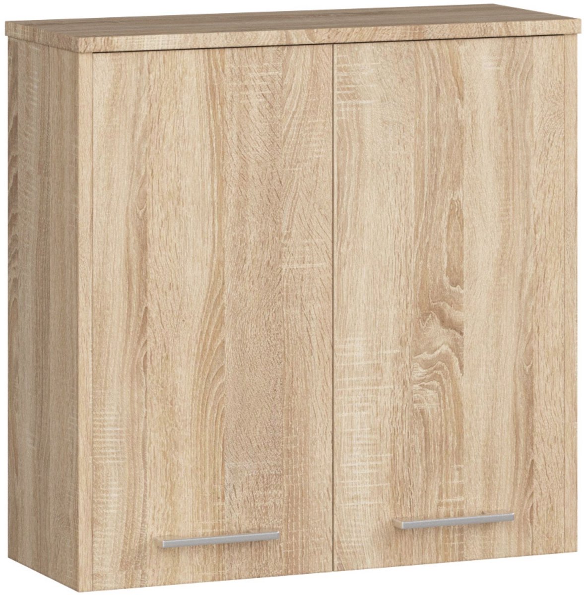 Hangende Badkamerkast FIN W60 met 2 Deuren / AKORD Furniture Factory / Sonoma Eik / 60 x 60 x 22,5 cm
