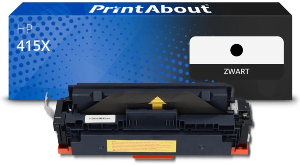 PrintAbout Huismerk HP 415X (W2030X) Toner Zwart Hoge capaciteit