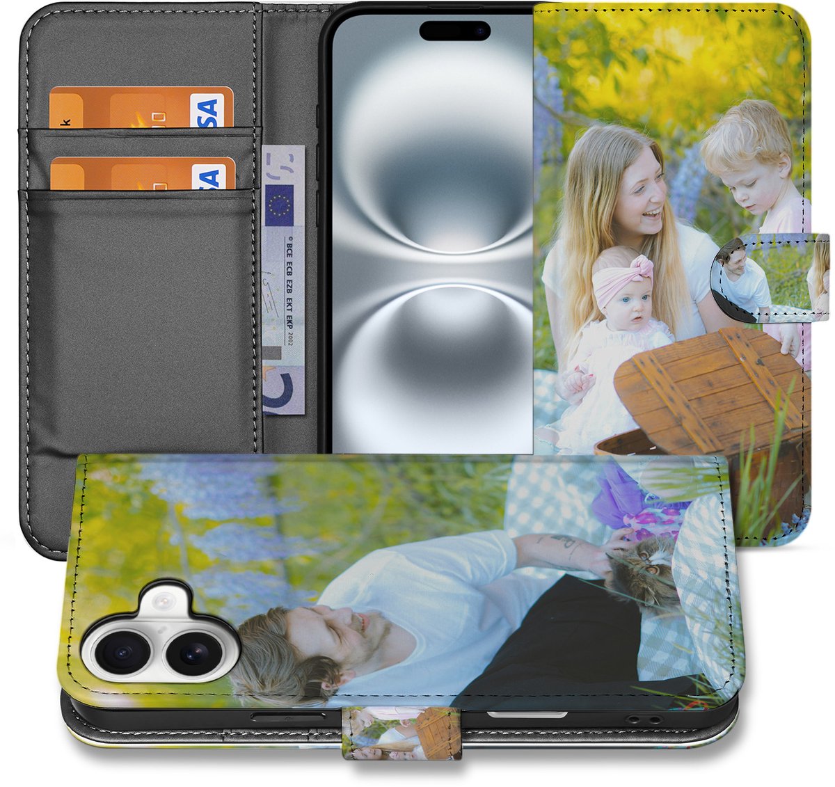 Book Case Hoesje Maken iPhone 16 Plus