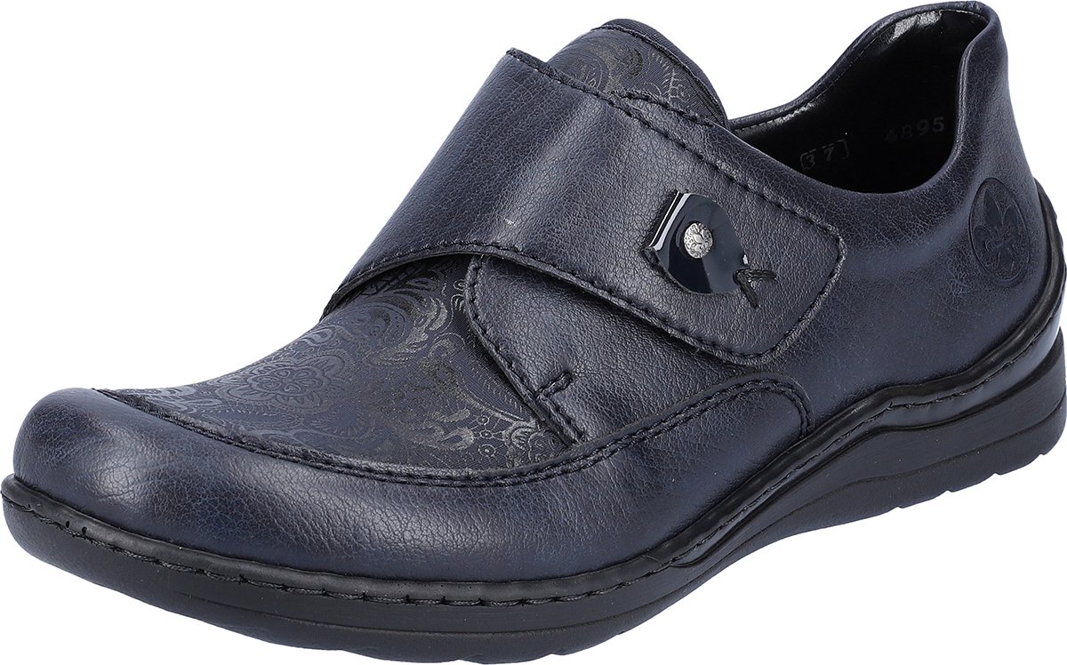 Rieker damesschoenen lage instappers 48951-14 Blauw
