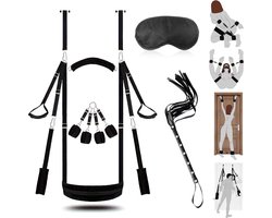 Sex Schommel - Sex Swing Extra Stevig – Seksschommel – Seksspeeltjes voor Koppel – Seks Schommel BDSM – Erotiek Toys - Sex Sling – Love Swing – Discreet Verpakt - Zwart