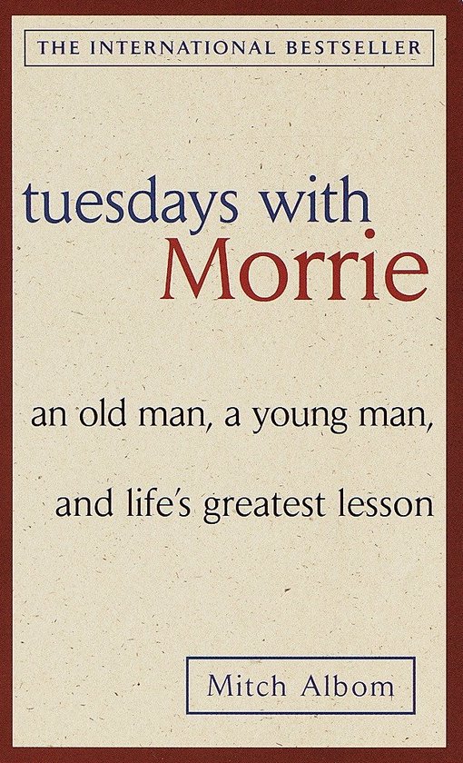 Tuesdays with Morrie - cover