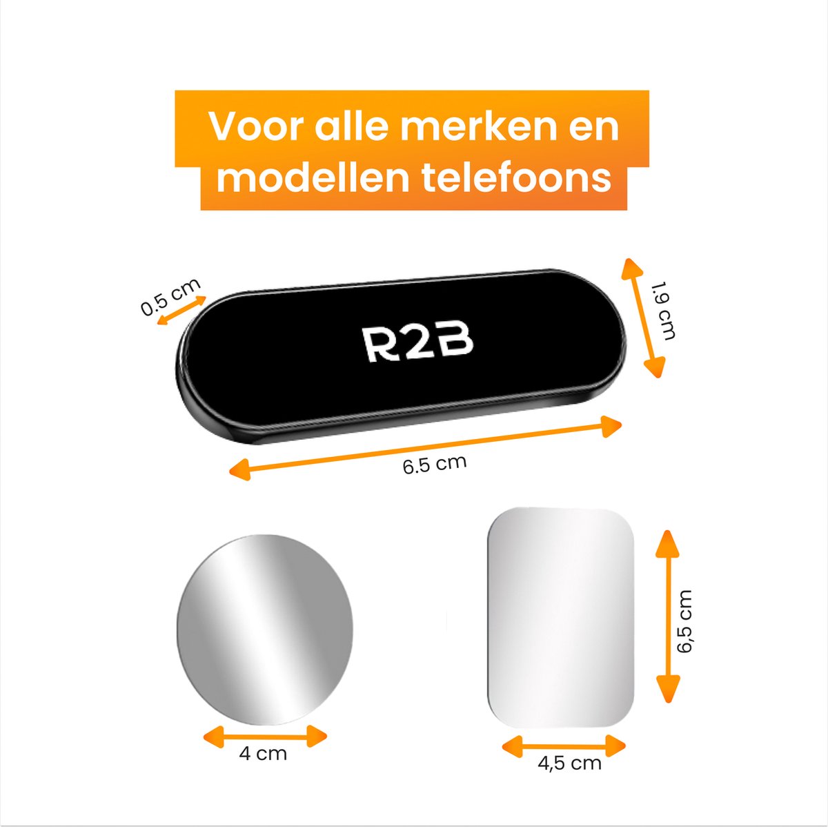 R2B Magnetische Telefoonhouder Auto - Dashboard/Console - Telefoonhouders Auto - Gsm Houder Auto - Mobiel Houder Auto - Autohouder - Telefoon Houder Magneet - Auto Telefoonhouder - Phone Holder Car – foto 3