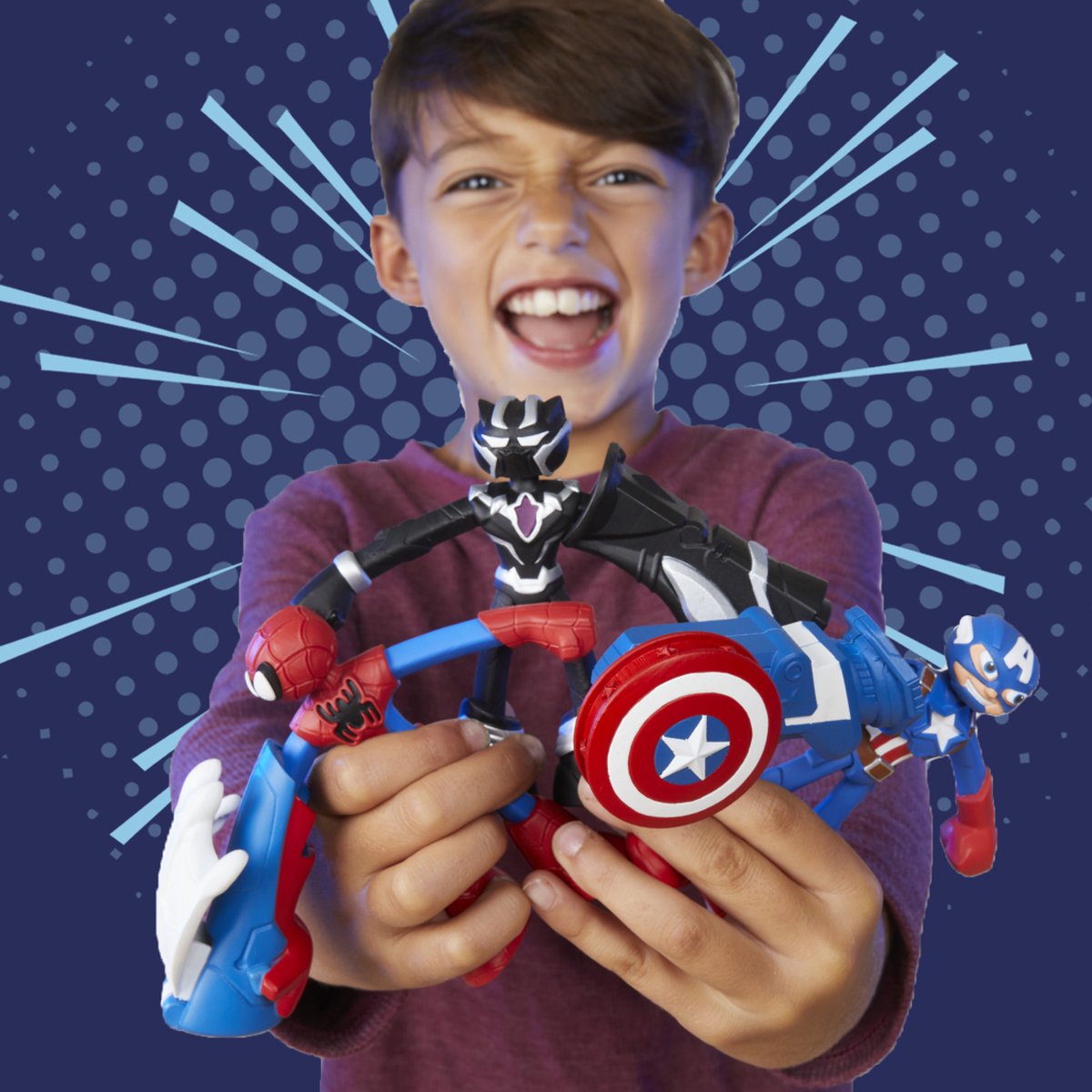 Play-Doh Marvel Iron Man Harnas Laboratorium Speelset - Boetseerklei - Inclusief Iron Man figuur — afbeelding 11