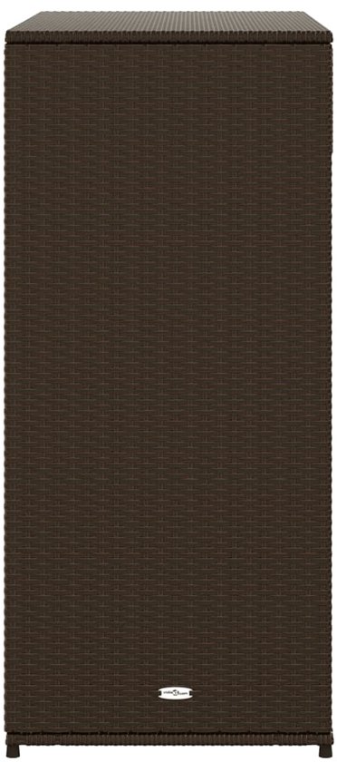 Abri de jardin vidaXL - Abri de jardin - Abri de Jardin - Jardin de jardin - Abri de jardin - Abri de jardin 105 x 55 x 113 cm Résine tressée marron