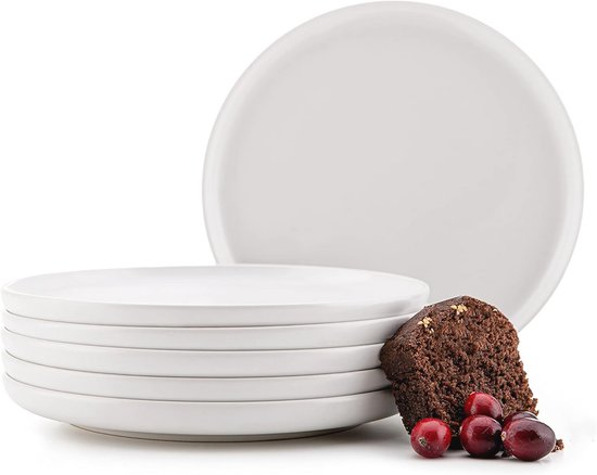 Modernes Tafelservice 6-Personen-Set 24-teilig beige/grün/grau matt VICTO - Farbe beige/grün/grau matt - . Online-Möbelshop