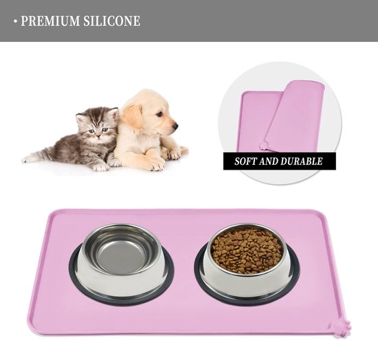 Voermat - Placemat voerbak - Placemat hond - Placemat kat - Een grote