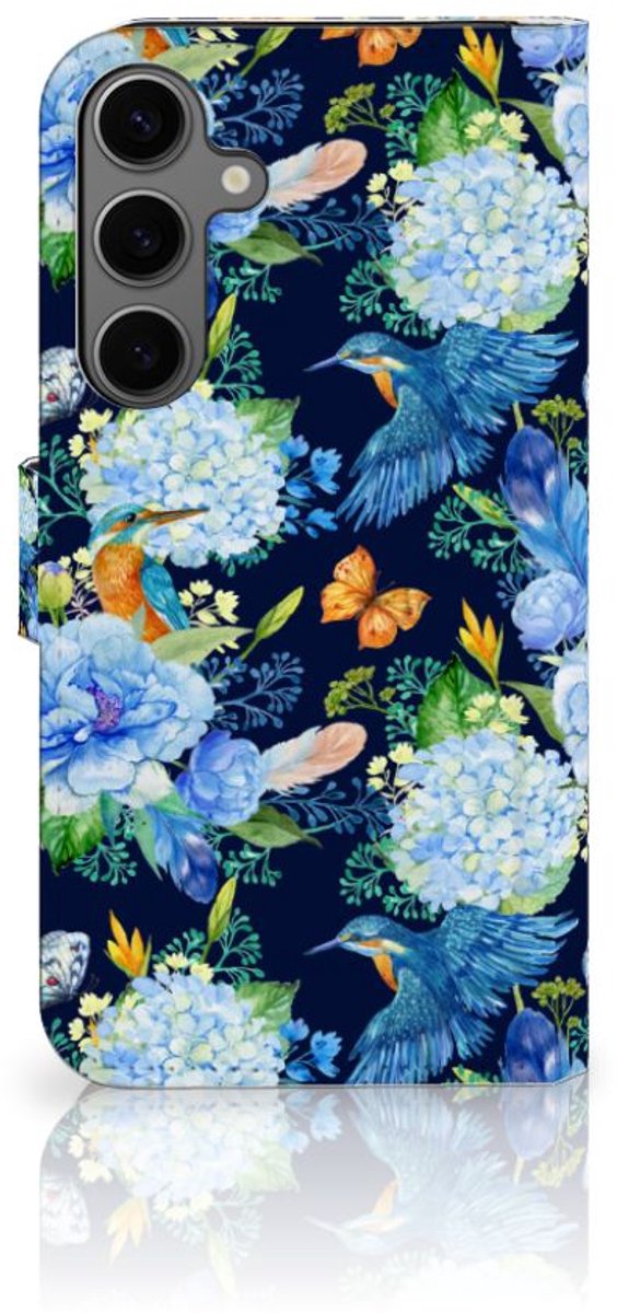 Telefoonhoesje met Pasjes voor Samsung Galaxy S25 Plus IJsvogel