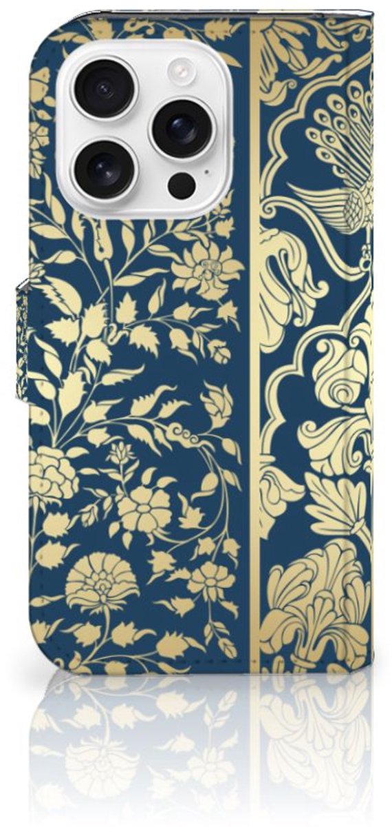 iPhone 16 Pro Hoesje Beige Flowers