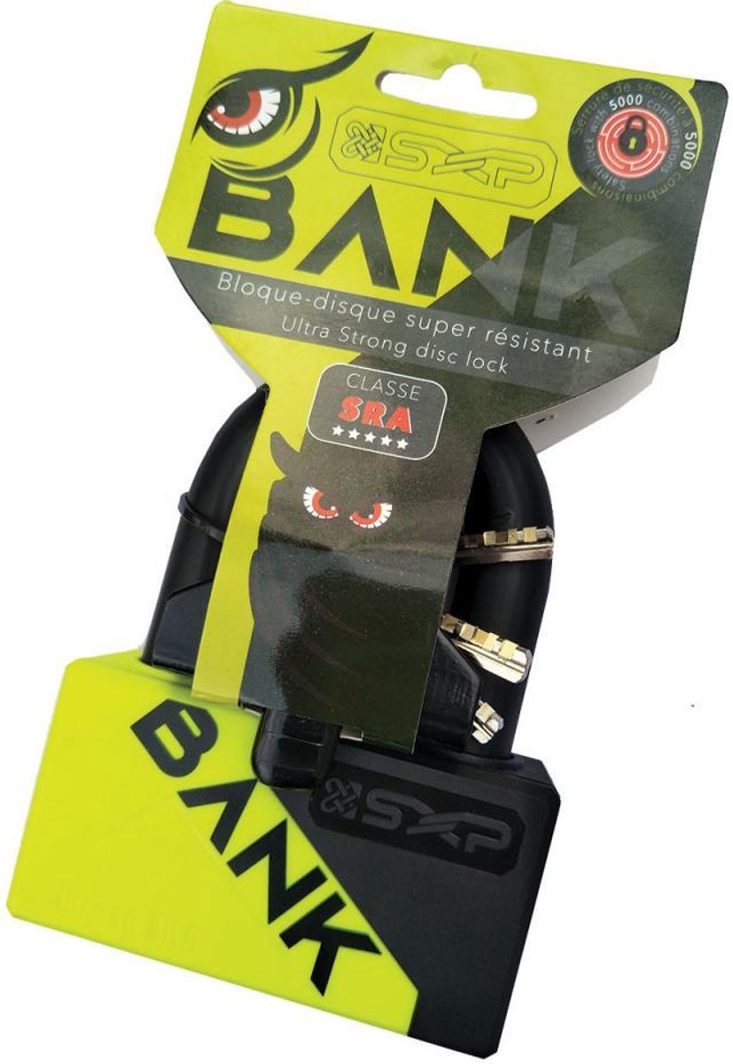Antivol bloque disque en U SXP MU02 classe SRA pour assurance moto scooter Neuf
