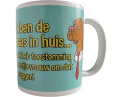 Funny Mug | Ik ben de baas in huis