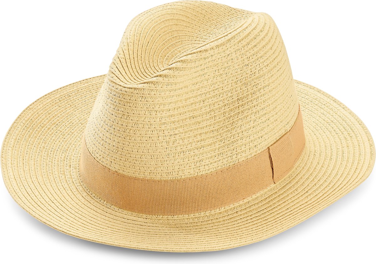 Lacuna | Beige Strooien Fedora