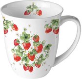 Mug - Bouquet de fraises - 400ml - Tasse - Fraises
