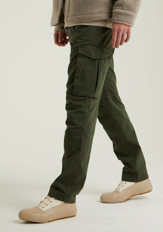 Chasin' Broek Cargo-broek Riot.L Gamma Donkergroen Maat XL