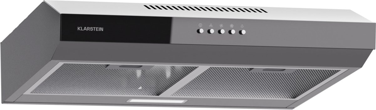 Klarstein Contempo 60 - Afzuigkap - Onderbouw - 60 cm - Zilver