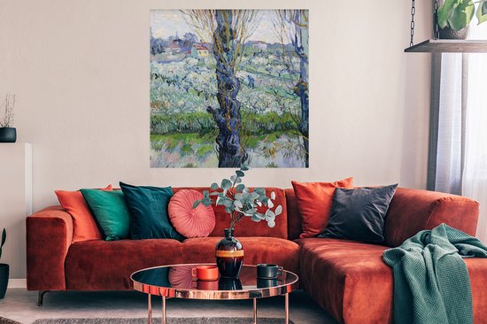 Affiche Vue d'Arles - Vincent van Gogh - 100x100 cm XXL