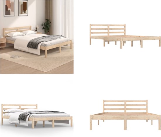 VidaXL Bedframe grenenhout - Bed