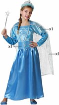 Kostuums voor Kinderen Prinses Blauw - 7-9 Jaar