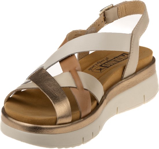 pikolinos-w4n-0650c1-platte-sandalendames-sandalen-kleur-wit-beige