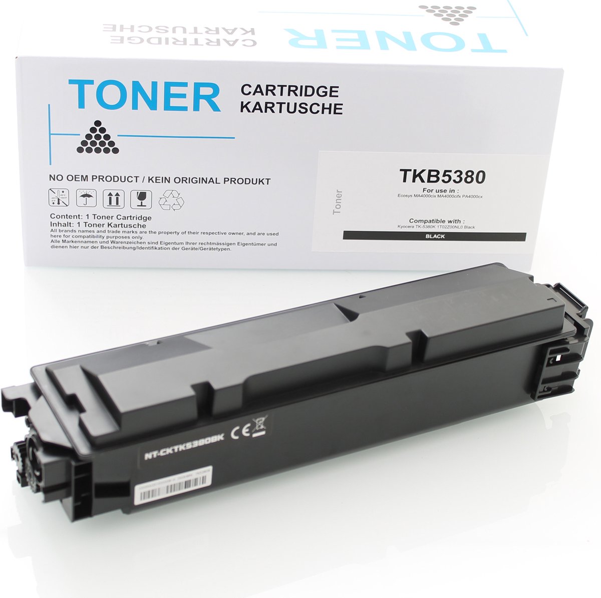 ABC huismerk Toner geschikt voor Kyocera TK-5380K zwart Ecosys MA4000cix MA4000cifx PA4000cx TK5380 K