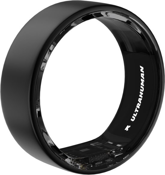 Ultrahuman Ring Air - Matt Grey - Ringmaat 12 - Smart Ring - Slaap Tracking - Hartslag & Temperatuur Monitoring, Volg Slaap, Beweging & Herstel