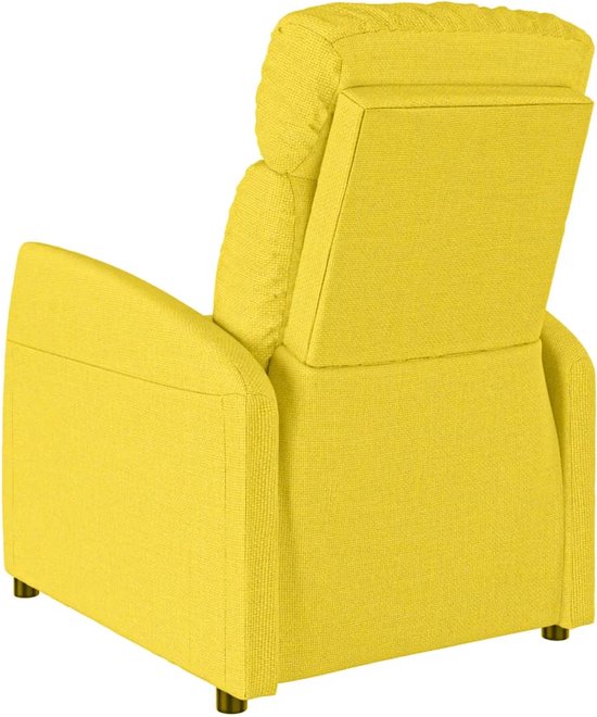 vidaXL Massagestoel elektrisch stof crèmekleurig - Massagestoel - Massagestoelen