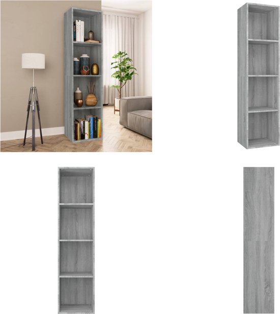VidaXL Bibliothèque/Meuble TV Blanc 36 x 30 x 143 cm Aggloméré