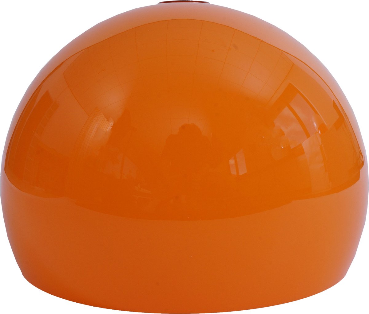 Lampenkap MCW-M34 voor boog- en hanglampen, vervangende kap, Ø 40cm, kunststof ~ oranje