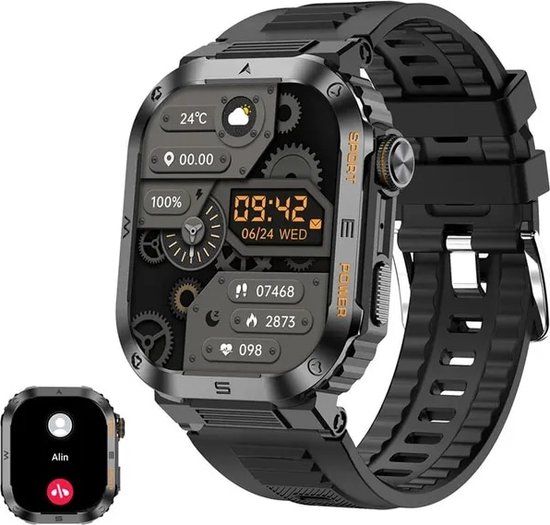 Smart Watch Heren Sport Bluetooth Call Smartwatch Sterke batterijduur 100 bol