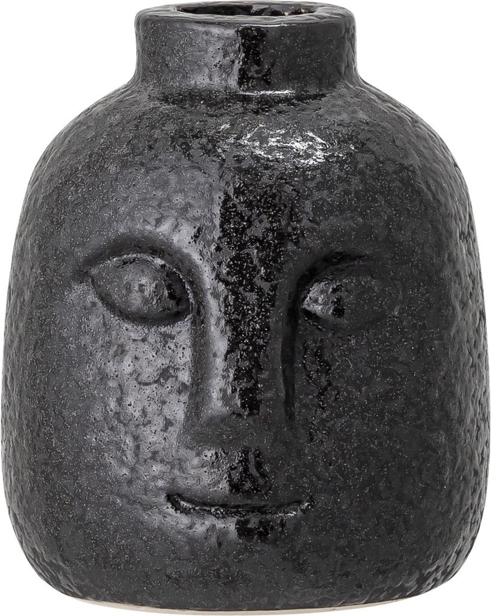 Eliot kandelaar zwart 9cm