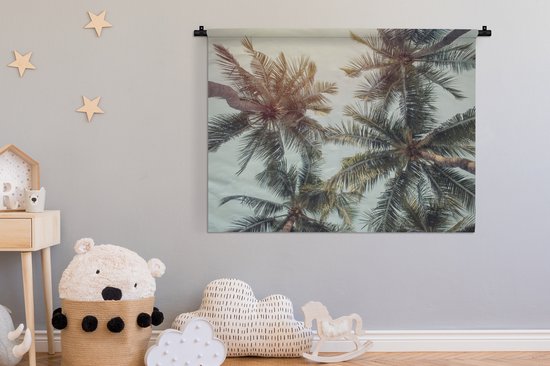 Tapisserie - Toile Murale - Palmier - Été - Tropical - 120x90 cm - Tapisserie