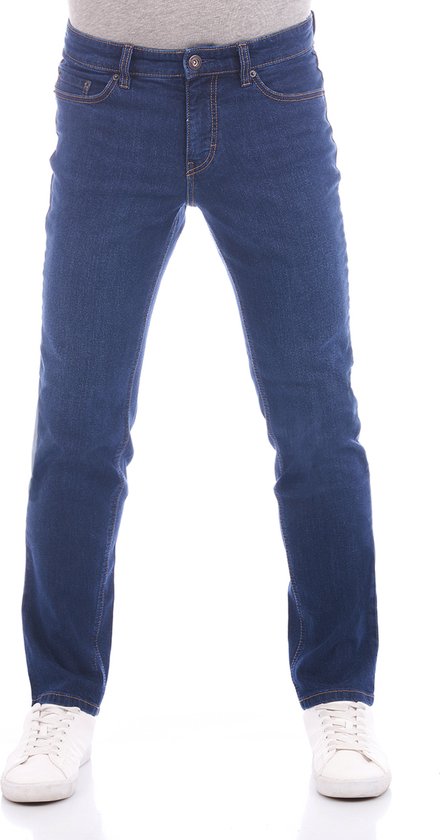 PADDOCK`S Heren Jeans Broeken Ranger Pipe slim Fit Blauw 33W / 36L Volwassenen Denim Jeansbroek