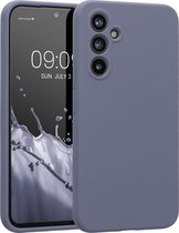 kwmobile telefoonhoesje geschikt voor Samsung Galaxy A54 5G - TPU backcover met siliconen coating - Smartphone case in lavendelgrijs