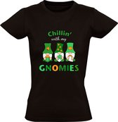 Chillin with my gnomies Dames T-shirt - st patricks day - feestdag - irish - dublin - festival - pub - ierland