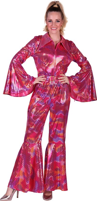 Disco Jumpsuit Pink Rainbow Kopen