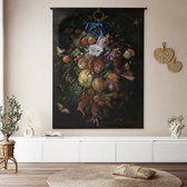 Wandkleed - Wanddoek - Festoen van vruchten en bloemen - Schilderij van Jan Davidsz. de Heem - 150x200 cm - Wandtapijt