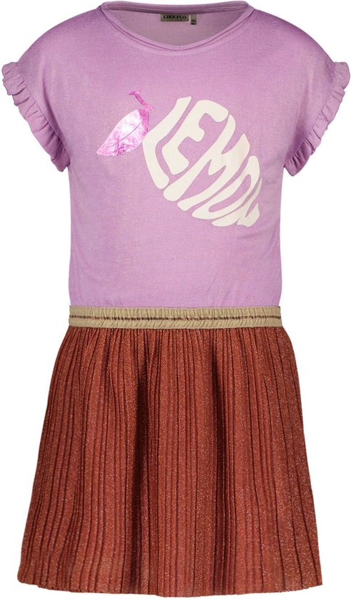 Like Flo F402-5830 Robe Filles - Lilas - Taille 158