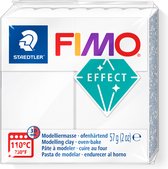 FIMO effect - ovenhardende boetseerklei standaard blokje 57 g - transparant wit