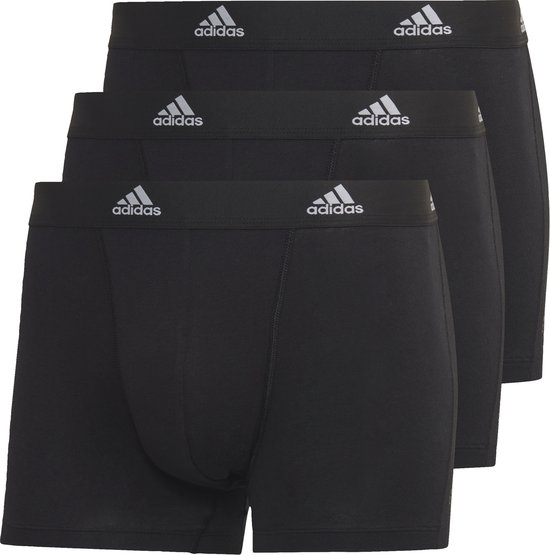 adidas Sportswear Active Flex Cotton Strakke Boxer - Heren - Zwart- L