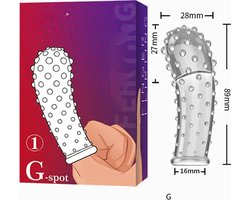 G-Spot Vinger sleeve Siliconen NR1