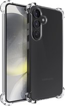 Hoesje Geschikt voor Samsung S24 Hoes Shockproof Galaxy - Bumper Air Case - transparant