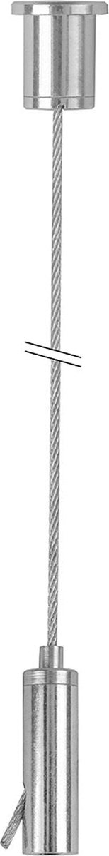 STAS ophangset (5 stuks - 200cm) met inwendig M6 schroefdraad en plafondbevestiging