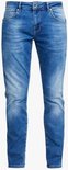 Een lichtblauwe spijkerbroek van Cars Jeans, met een vervaagd effect op de bovenbenen en kuiten.