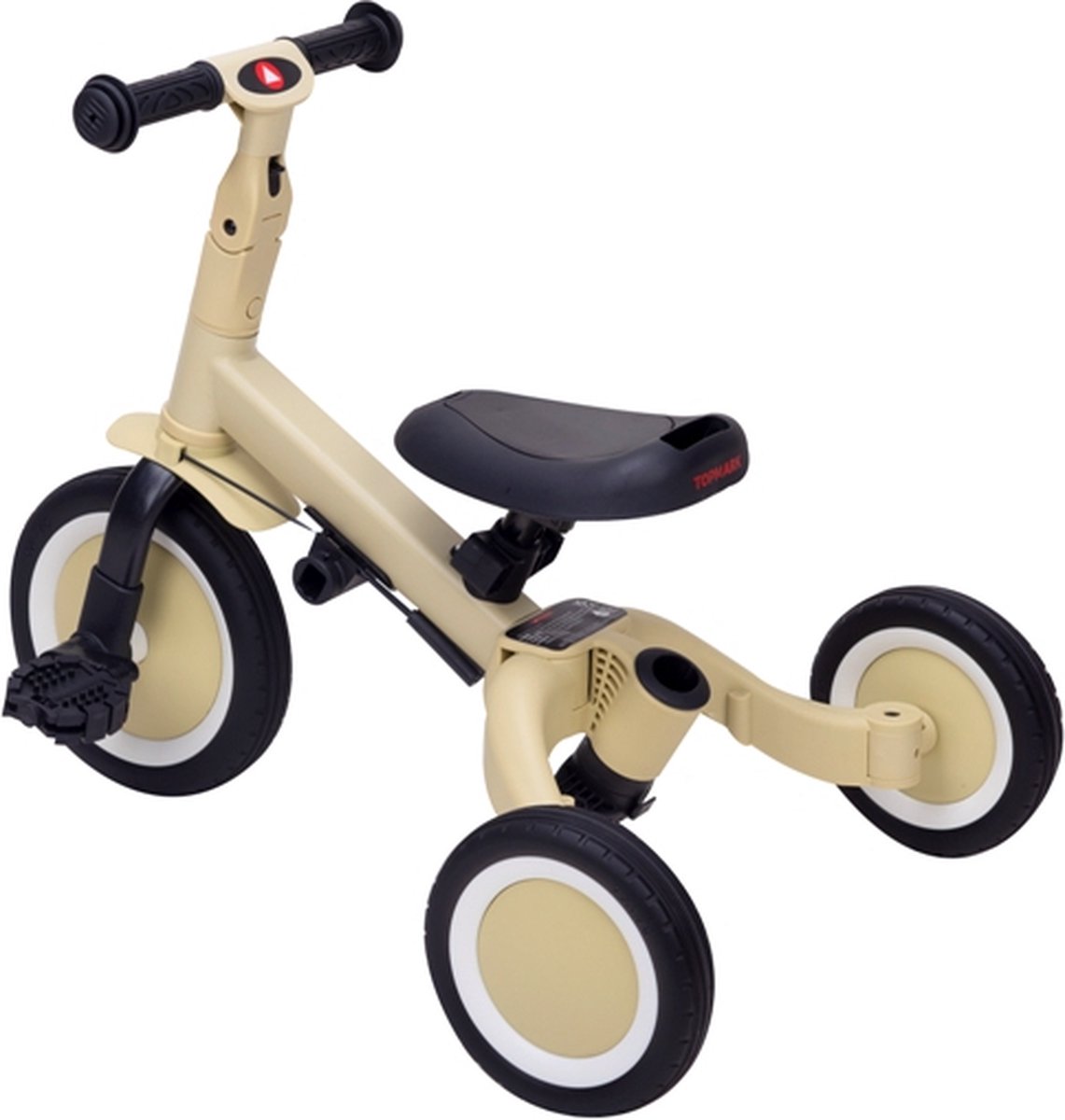 Topmark - Lio - 4 in 1 Driewieler Met Duwstang - Pistache
