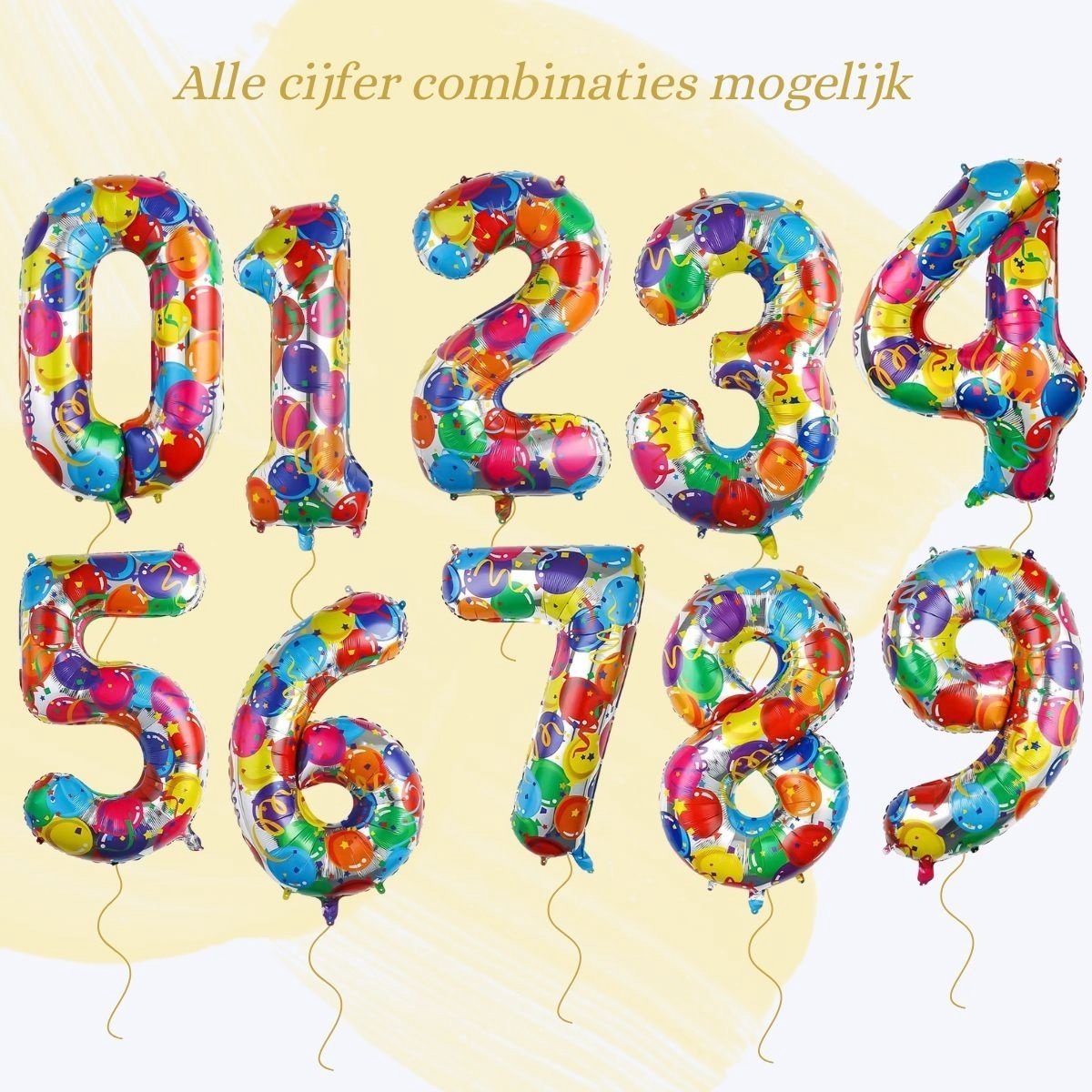 Cijfer Ballonnen Ballon Cijfer 29 Verjaardag Versiering Feest Helium Ballonnen Cijferballon Folieballon Kleur Xl Formaat — afbeelding 4