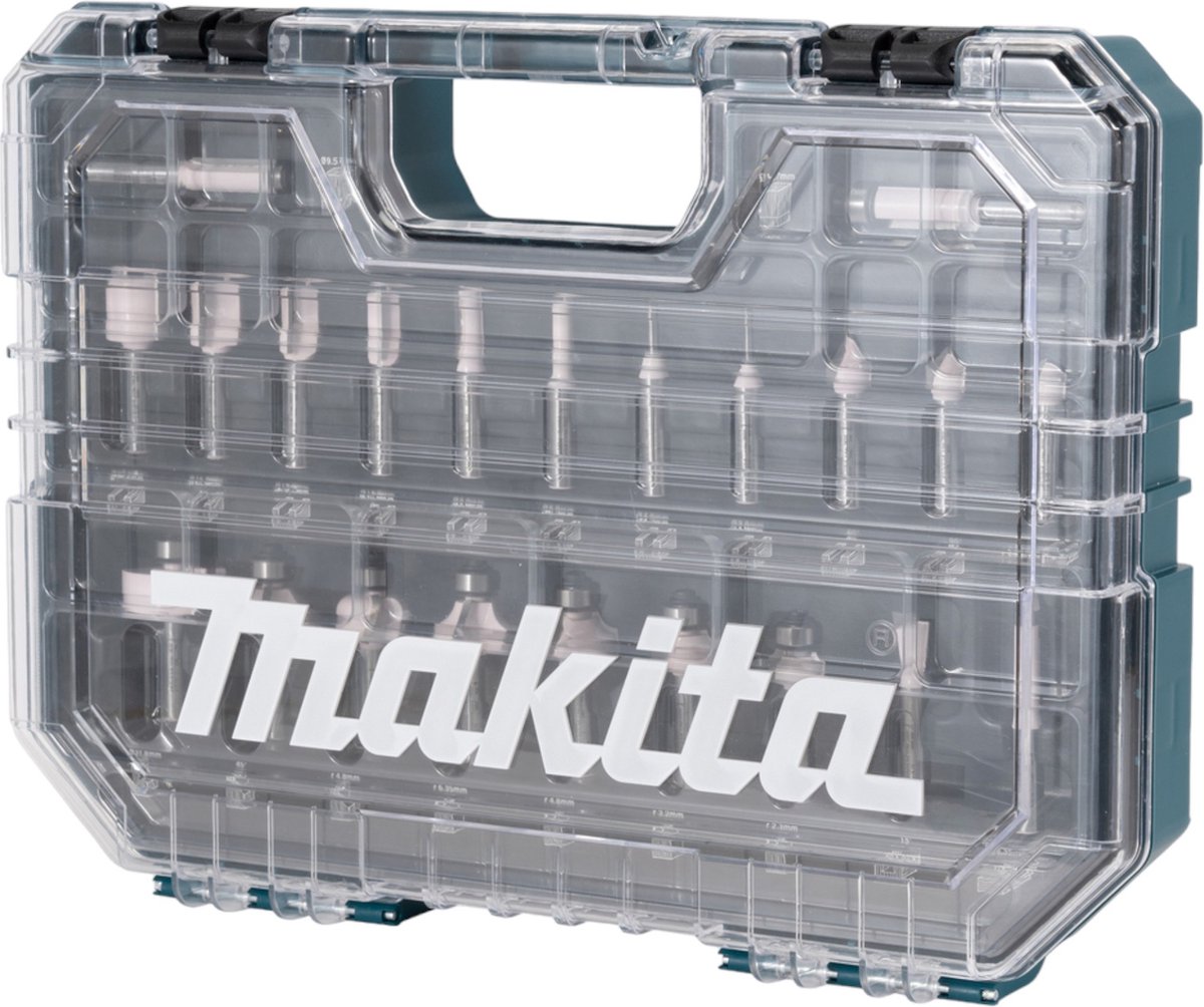 Makita D-74778 Freesset Schachtdiameter 8 mm 22-delig - Makita