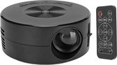 QProductz Draagbare Beamer - Mini Beamer FULL HD 1080P - Professionele Projector met Ingebouwde Speaker - Zwart